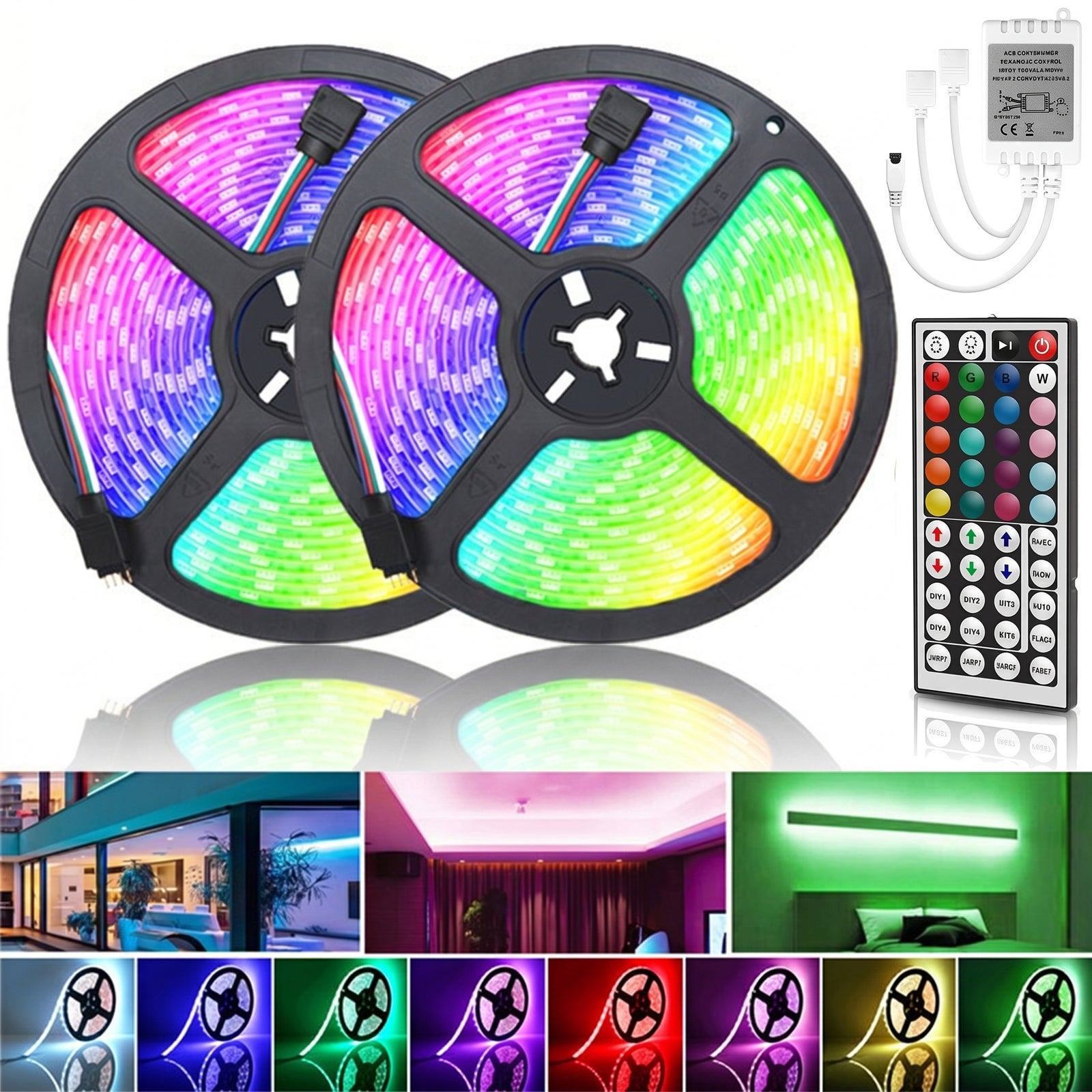 1-20M LED Stripe RGB Leiste Streifen Band Licht Leuchte Lichterkette Lichtleiste