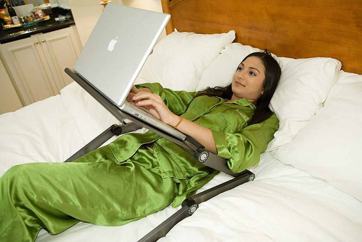 Laptop-Table-Stand Desk Mouse-Pad Notebook Folding Ergonomic-Design Adjustable With
