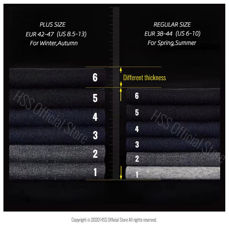 5/10 Pairs Men'S Cotton Blend Socks Black Business Men Socks Soft Breathable Summer Winter for Male Socks plus Size (6.5-14)