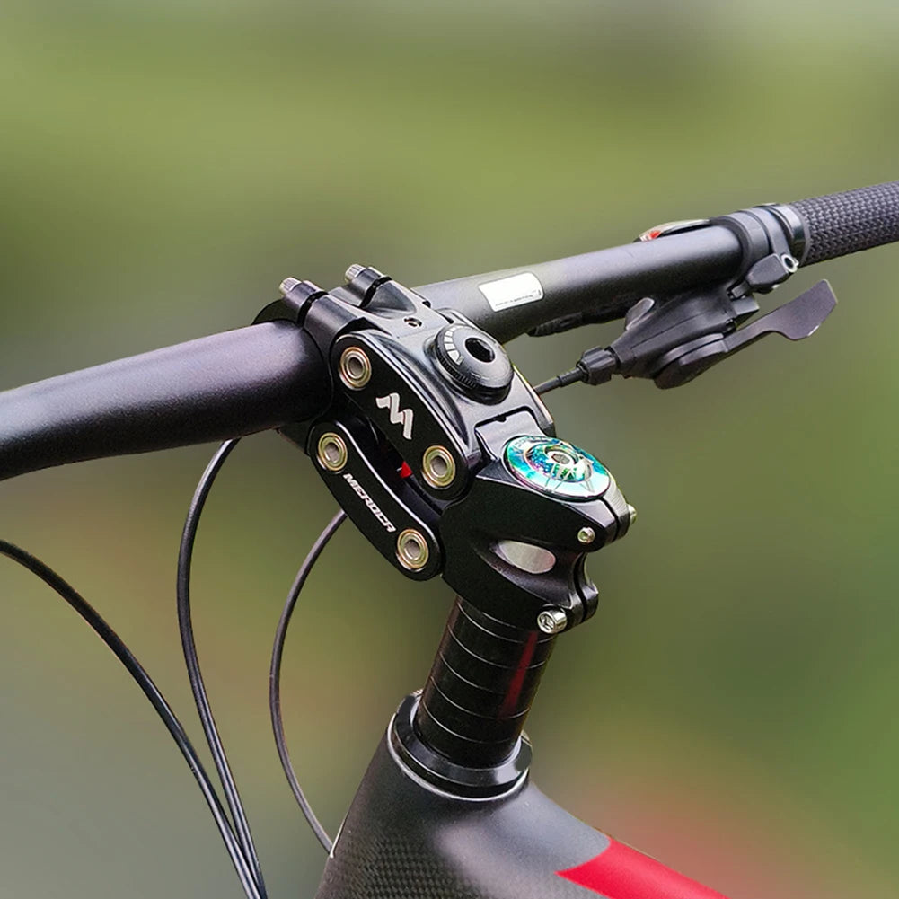 Aluminum Alloy Bicycle Stem Adjustable Bicycle Short Handlebar Stem Cycling Stem for Most Bicycle/Road Bike/Mtb/Bmx Cycling