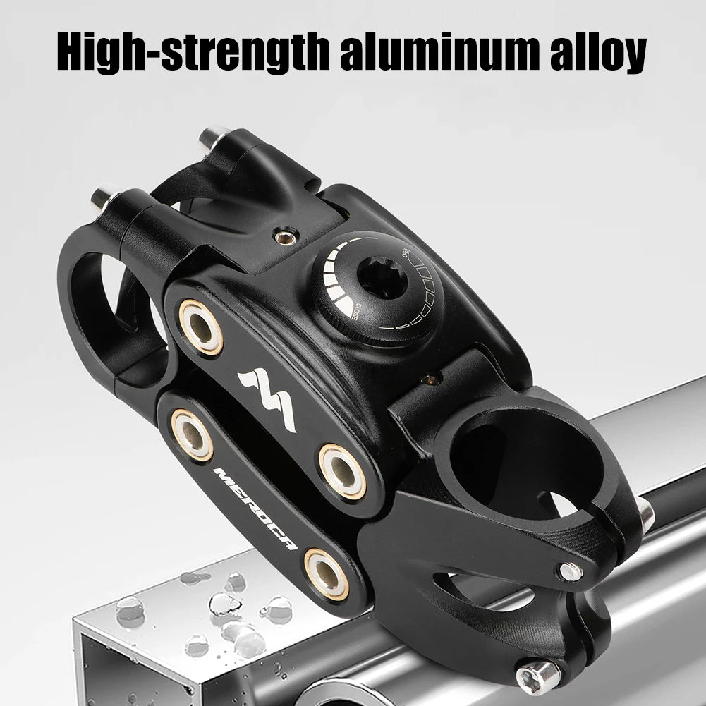 Aluminum Alloy Bicycle Stem Adjustable Bicycle Short Handlebar Stem Cycling Stem for Most Bicycle/Road Bike/Mtb/Bmx Cycling