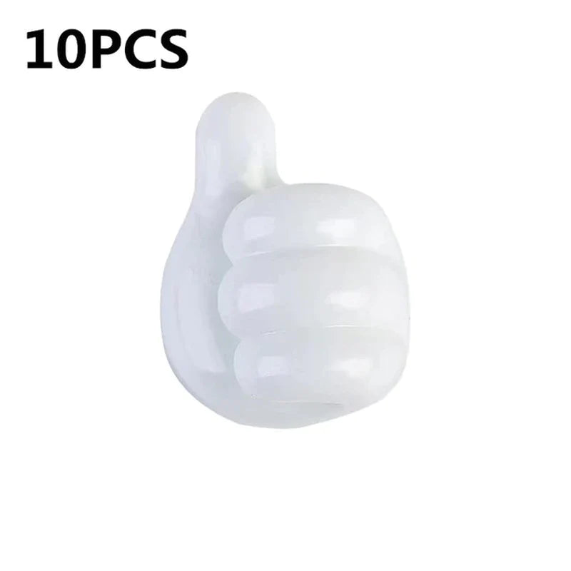 Multifunctional Cable Organizer Clip Holder Thumb Hooks Wire Wall Hooks Hanger Storage Cable Holder for Earphone Mouse Car Home