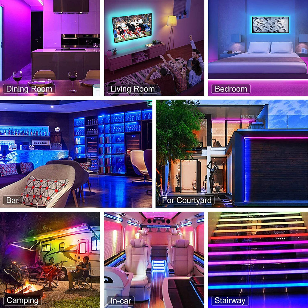 1-20M LED Stripe RGB Leiste Streifen Band Licht Leuchte Lichterkette Lichtleiste