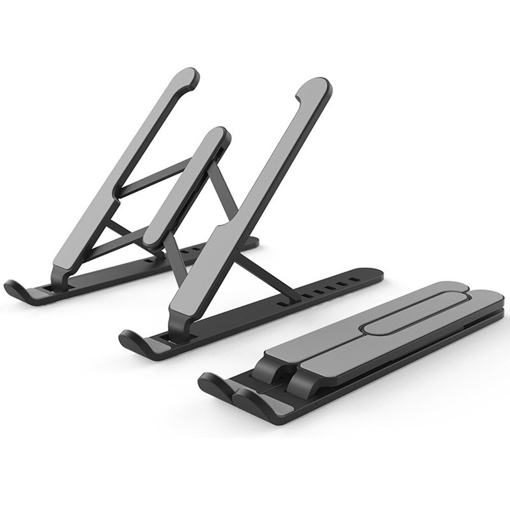 Adjustable Non-Slip Laptop Stand Support Holder Base Riser 6 Gears Height Notebook Cooling Stand Portable for 11-17 Inch Tablet