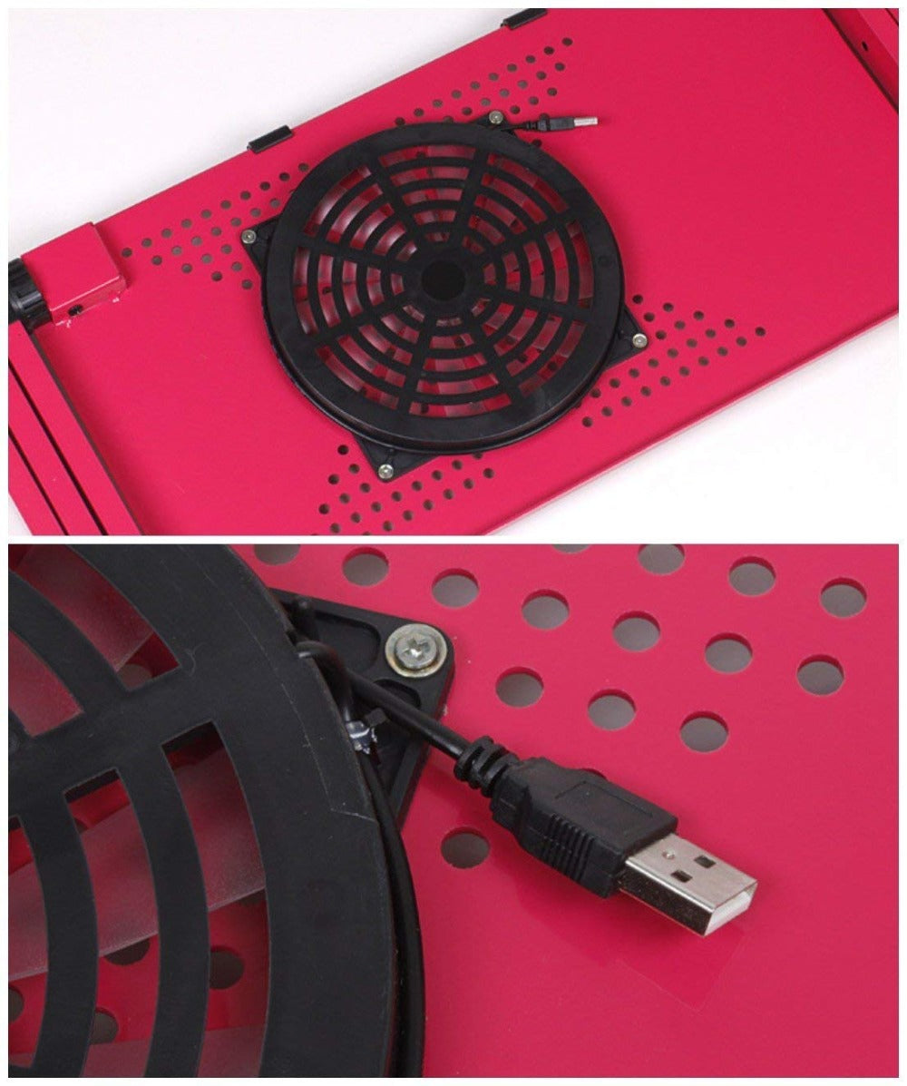 Laptop-Table-Stand Desk Mouse-Pad Notebook Folding Ergonomic-Design Adjustable With