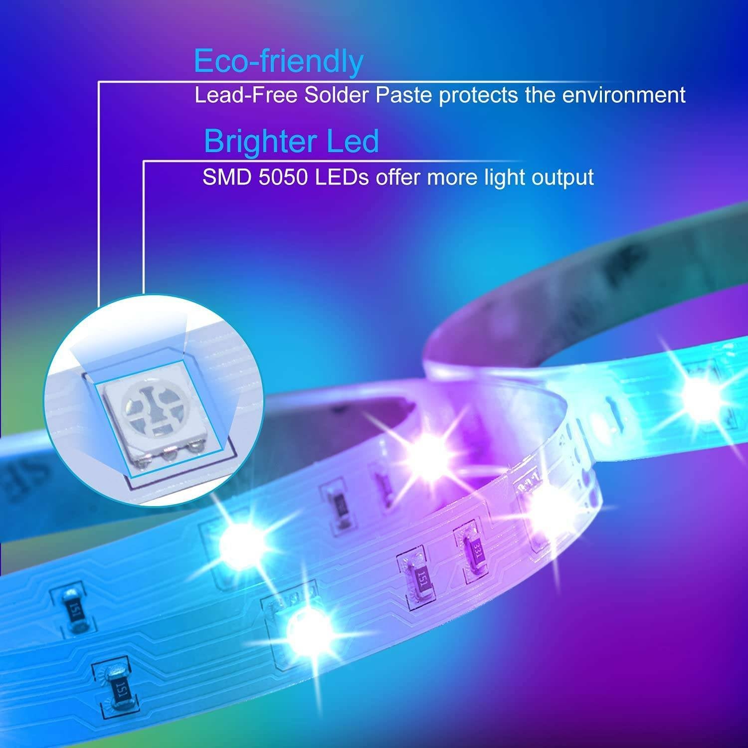 1-20M LED Stripe RGB Leiste Streifen Band Licht Leuchte Lichterkette Lichtleiste