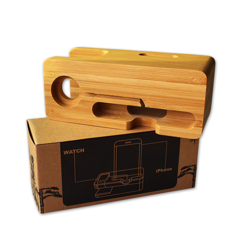 Watch Bamboo Stand Smart Phone Stand Lazy Phone Stand