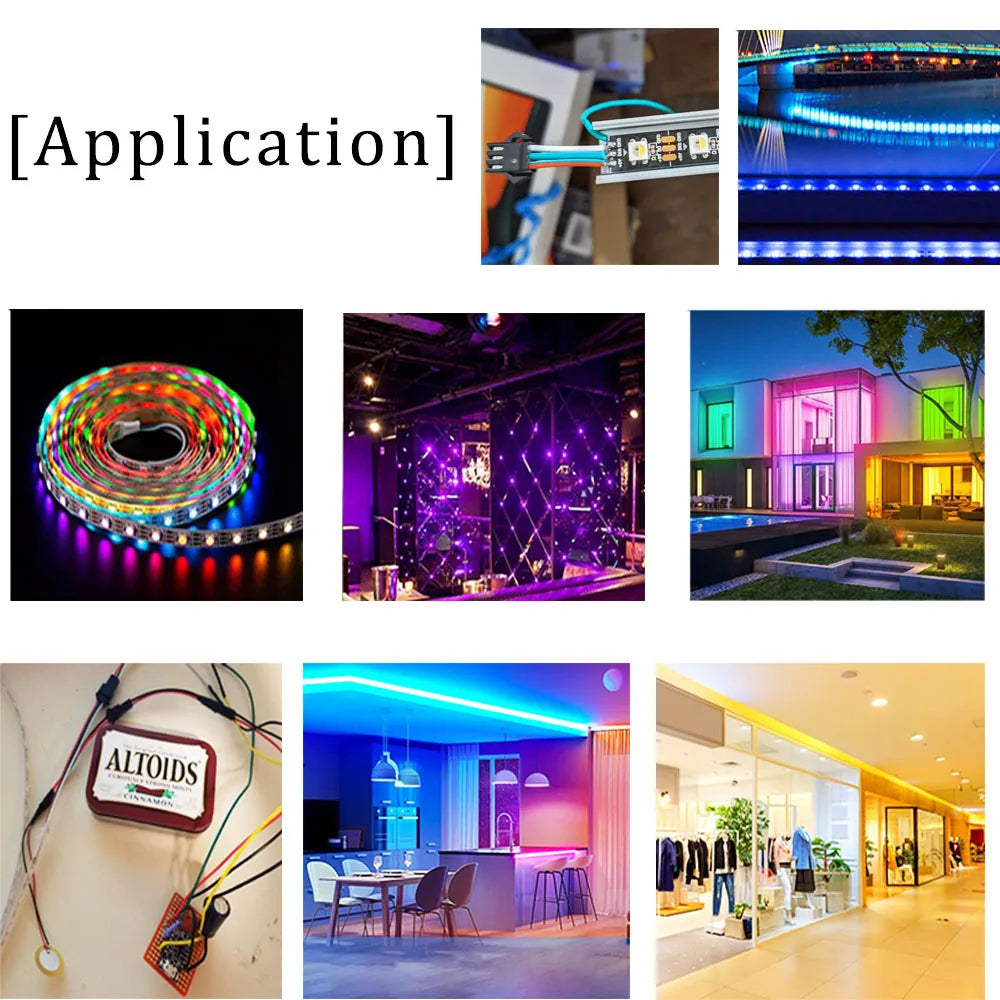 5Pair/10Pcs SM JST LED Connector Cable 2/3/4/5/6 Pin Plug Socket Male Female Wire Connector for RGB RGBW LED Strip Light Adapter