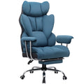 Gaming Chair Gamer Chair Ergonomic Office Chair Footrest Fabric Surface Spring Seat Cushion Gaming Chair