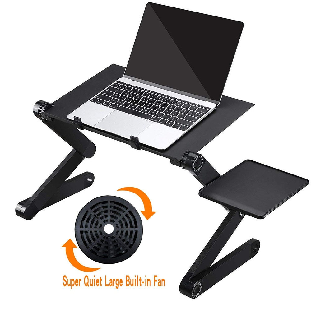 Laptop-Table-Stand Desk Mouse-Pad Notebook Folding Ergonomic-Design Adjustable With